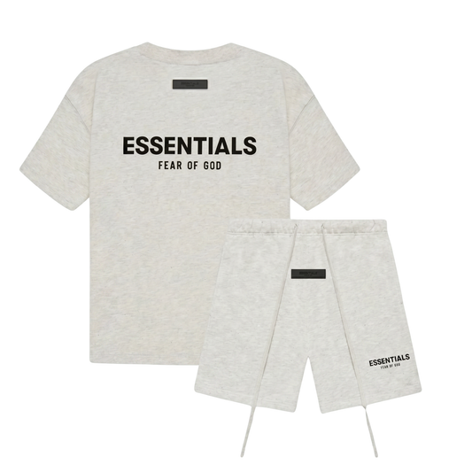 Fear of God Essentials Light Oatmeal Zomer Set