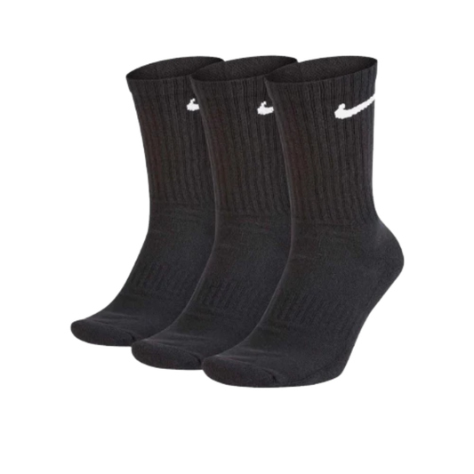 Nike Everyday Cushioned Sport Sokken 3 Pack - Zwart