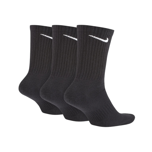 Nike Everyday Cushioned Sport Sokken 3 Pack - Zwart