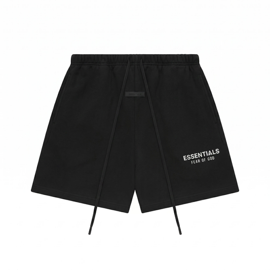 Fear of God Essentials Jet Black Shorts