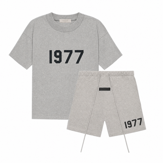 Fear of God Essentials 1977 Dark Oatmeal Zomer Set