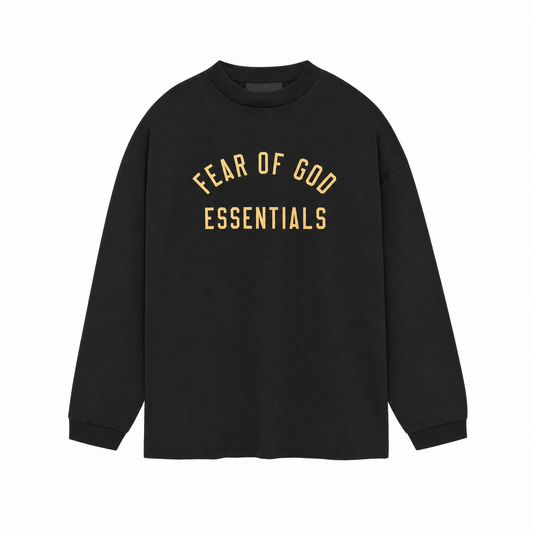 Fear of God Essentials Long-sleeve Black Yellow