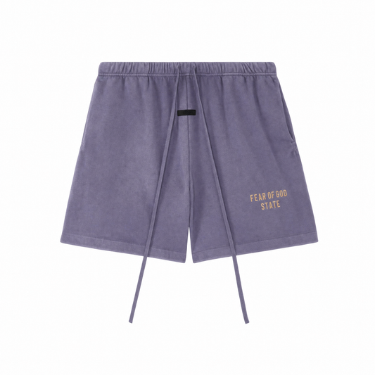 Fear of God Essentials Lavender Shorts