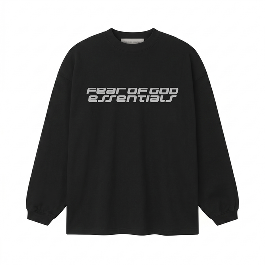 Fear of God Essentials 90's Long-Sleeve Vintage Black
